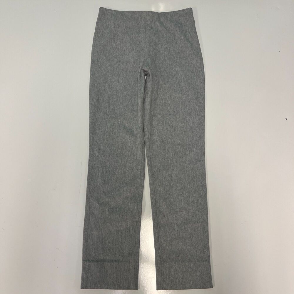 Sara Campbell Flannel Sheri Pant XS Light Grey Pull On Trousers Made in USA